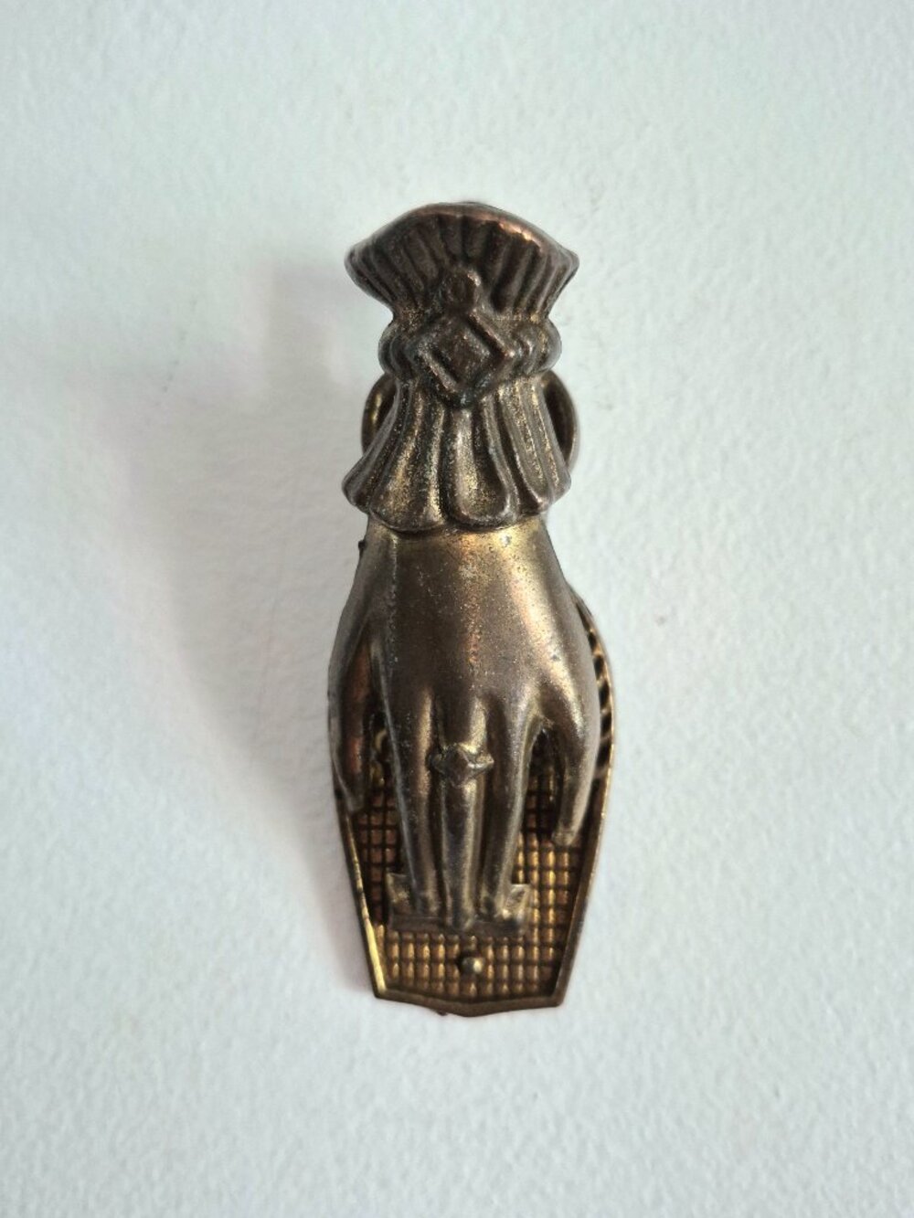 Vintage Antique Brass Hand Clip, Victorian Style, Made In Canada - Picture 11 of 11